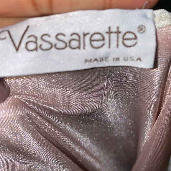 Vassarette Underneath It All Vintage robe with embroidered top lightweight sz M - Picture 9 of 12